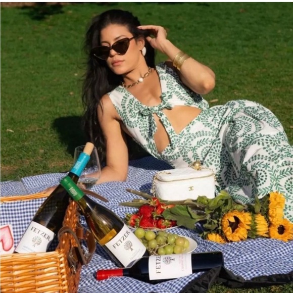 Zara NEW perforated knotted embroidered dress 3356/697 - Picture 8 of 13